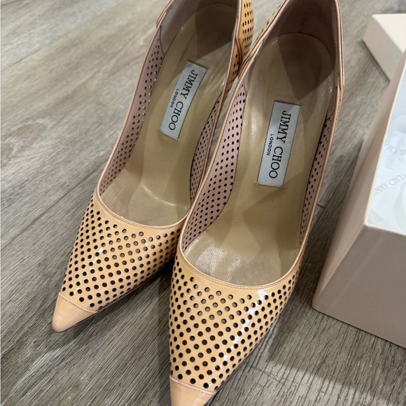 Jimmy Choo Patent Leather Heels 38 - Picture 3 of 4